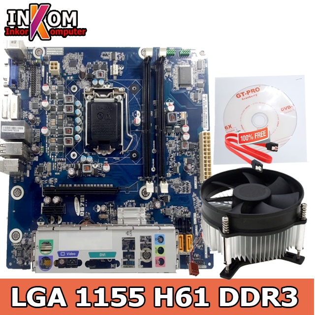 Mobo Mainboard  Intel Socket LGA 1155 H61 OEM Onboard DDR3
