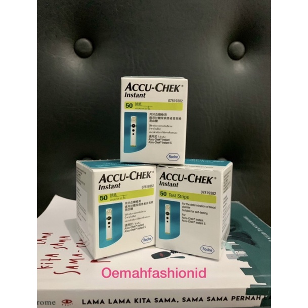 Jual Accu Chek Instant Test Strip Isi 50 Cek Gula Darah Praktis Glucose