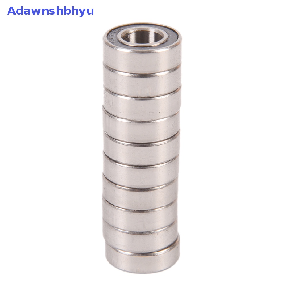 Adhyu 10PCS 688-2RS 688rs Karet Sealed Ball Bearing Miniatur Bantalan 8x16x5mm ID