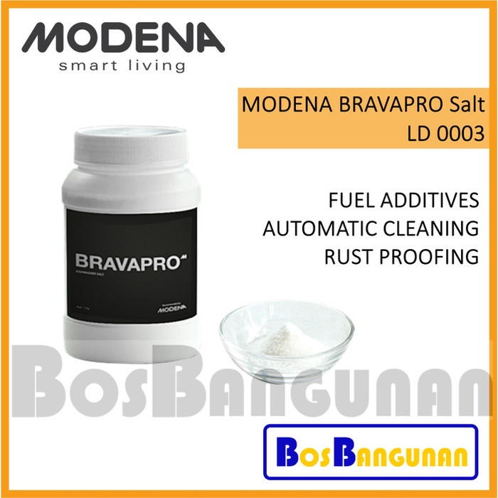 MODENA Dishwasher Salt / MODENA BRAVAPRO Salt - LD 0003