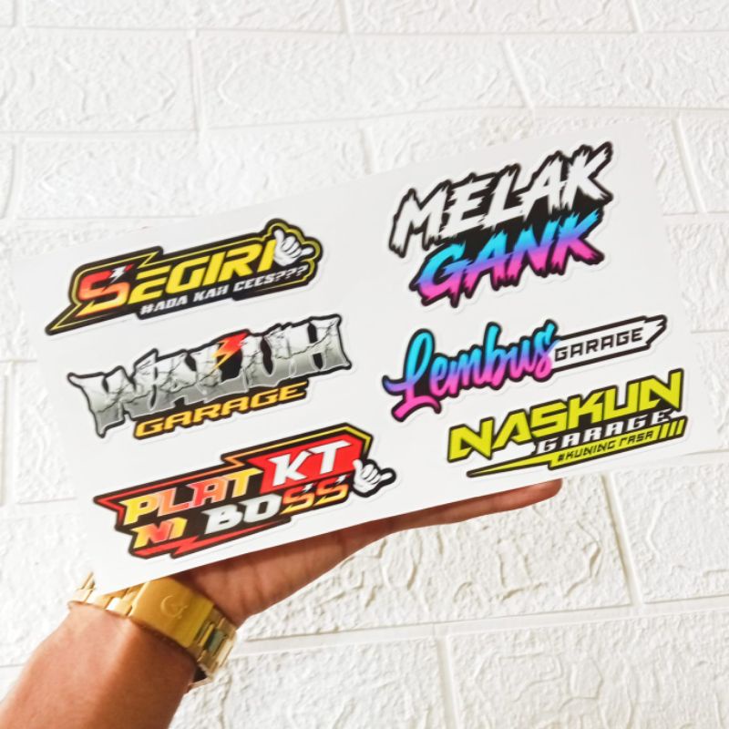 STIKER SET PACK VOL5