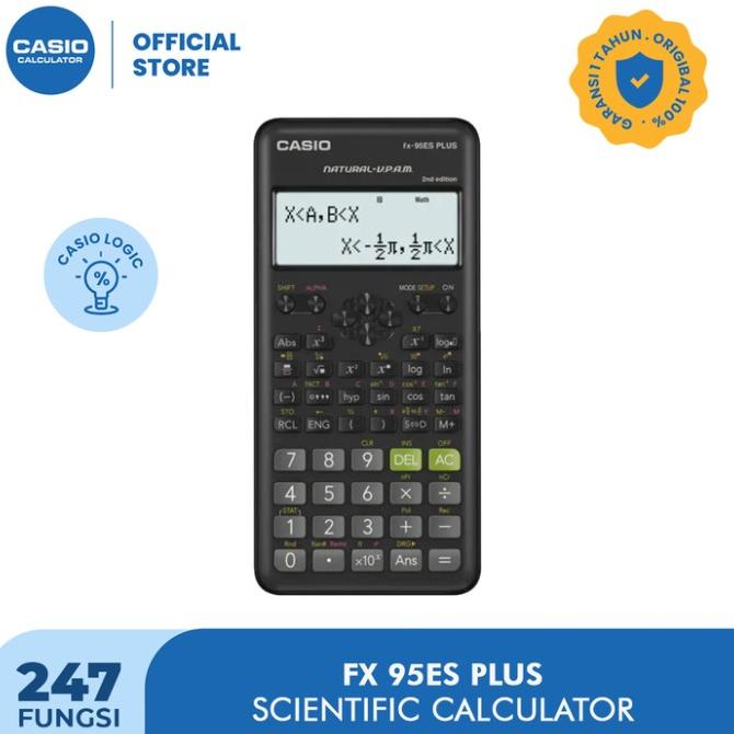 

CASIO FX-95ES Plus2 - Kalkulator Sekolah/Kuliah - Scientific/Saintifik