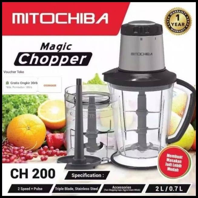 Sale  Blender Chopper Mitochiba Ch 200