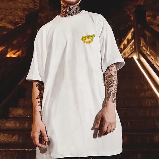 T-Shirt BANANA Kaos Pria Wanita Baju Unisex Bahan katun 24's Ukuran S M L XL XXL XXXL