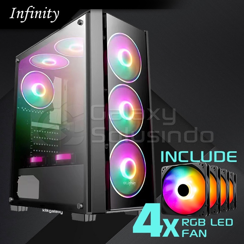 Infinity VESTA V3 Tempered Glass Gaming Case