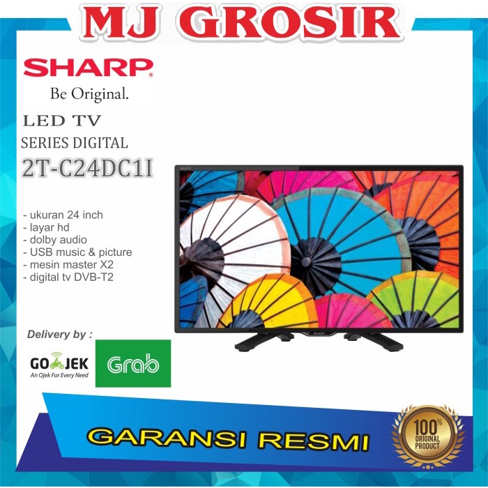 PROMO LED TV SHARP 24" 2T-C24DC1I 24DC1I 24 INCH USB HDMI TERBATAS