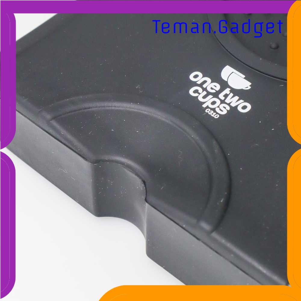 TG - DPR One Two Cups Silicone Holder Mat Tamper Kopi Espresso Barista - 0310