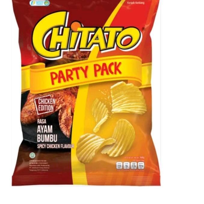 

Ayo Beli ♕ Indofood - Chitato Ayam Bumbu Party Pack - 168 gram``