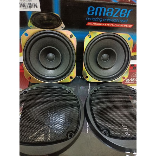 Hrg Promo . Spiker Coaxial 4" Emazer 2Way Coaxial spiker.Suara Halus dan jernih..