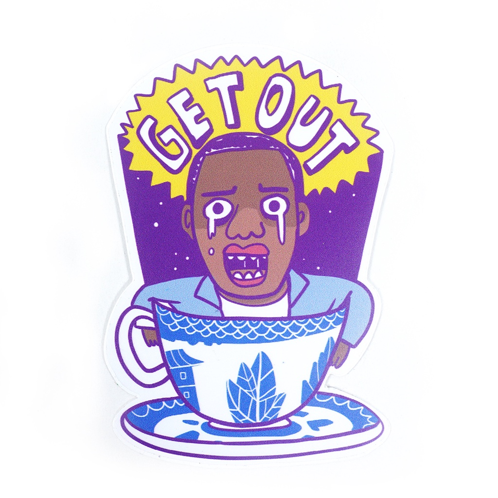 

STICKER GET OUT