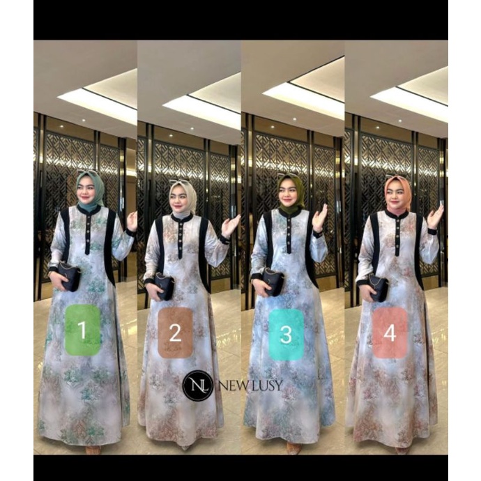 Gamis Digital Printing Original New Lusy Termurah