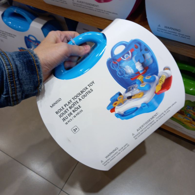 MINISO ORIGINAL SALE Mainan Kitchen Set Masak Masakan Pertukangan Mobil Peralatan Montir Salon