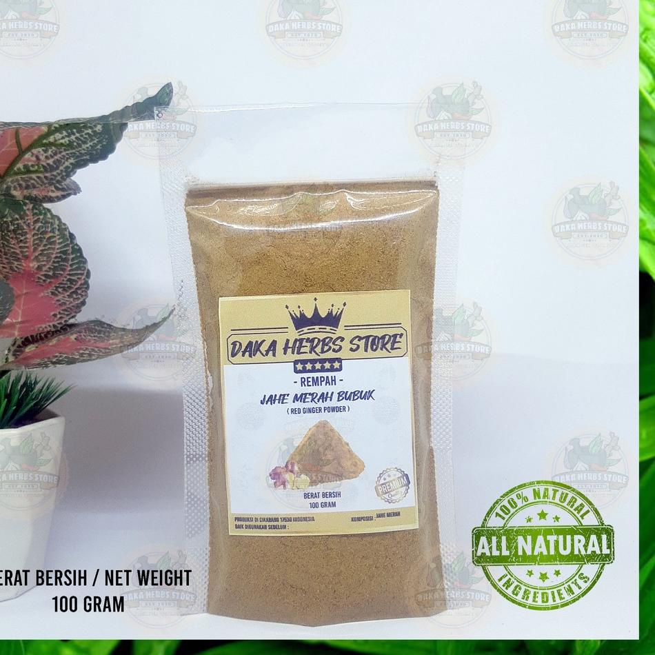 

(♥C6369] Jahe merah bubuk murni tanpa campuran (100 gram)