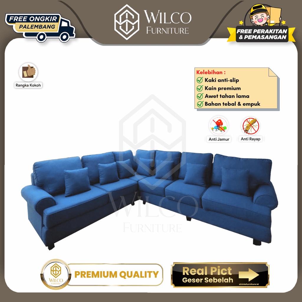 Sofa Sudut Karaoke Custom Pandora / Sofa Sudut Mahal Palembang Meubel