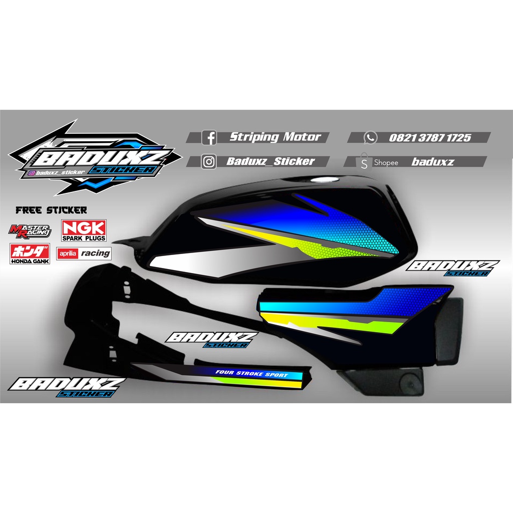 STRIPING GL HEREX CUSTOM - STRIPING GL VARIASI HEREX - STRIPING GL STANDART CUSTOM - STRIPING GL HER