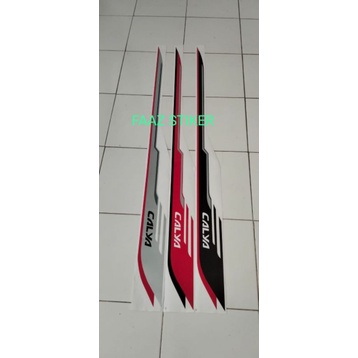 STRIPING BODY stiker MOBIL CALYA/stiker lis samping mobil calya 1 set