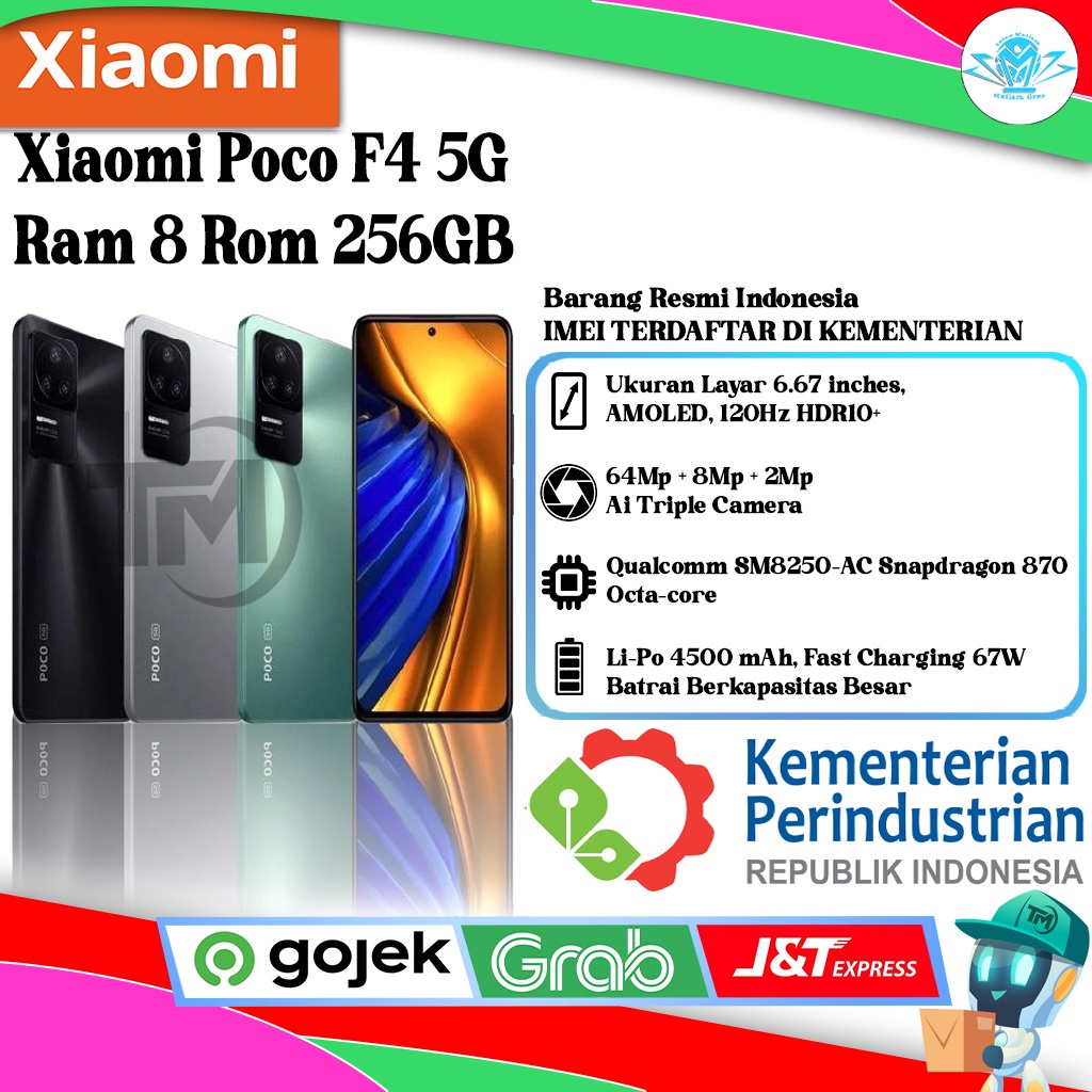 Xiaomi Poco F4 5G Ram 8 Rom 256GB