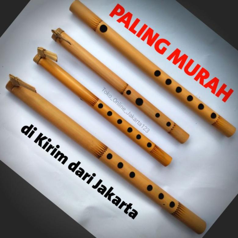 Produk - Seruling Bambu Dangdut Lubang 6 Suling Lubang 4 Suling Sunda Best Seller