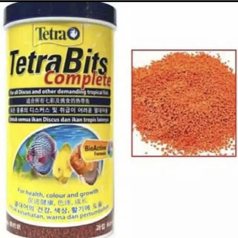 TETRA BITS COMPLETE 300GR/1000ML PAKAN IKAN DISCUSS