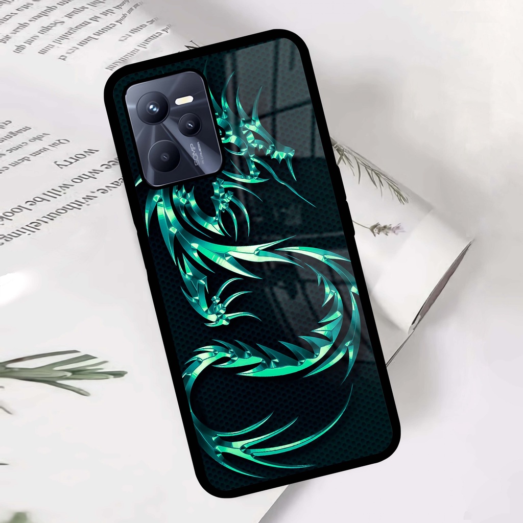 (SV35) Case Kilau Realme C35 | C35 | Casing Hp Realme | Pelindung Smartphone | Motif Dragon Classic