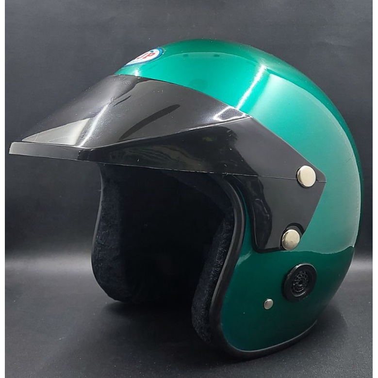 Helm KJP Half face jadul retro NOS