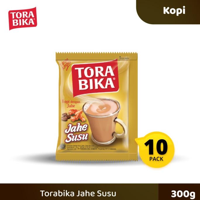 

[BISA COD] Kopi Torabika Jahe Susu Instant 10 Sachet @ 25 Gr