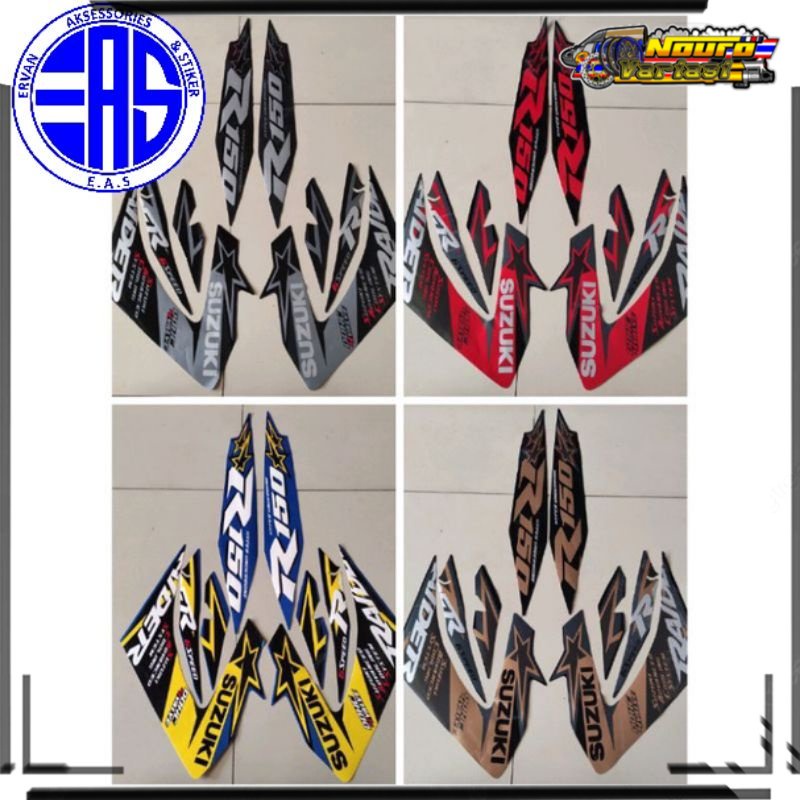 Striping stiker Suzuki Satria Fu raider 2013 2014 list body thailand kualitas terbaik