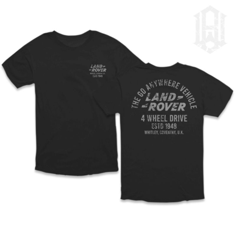 kaos t-shirt original blandwire Cloth LAND ROVER 02"kaos over size blandwire cloth LAND ROVER 02"