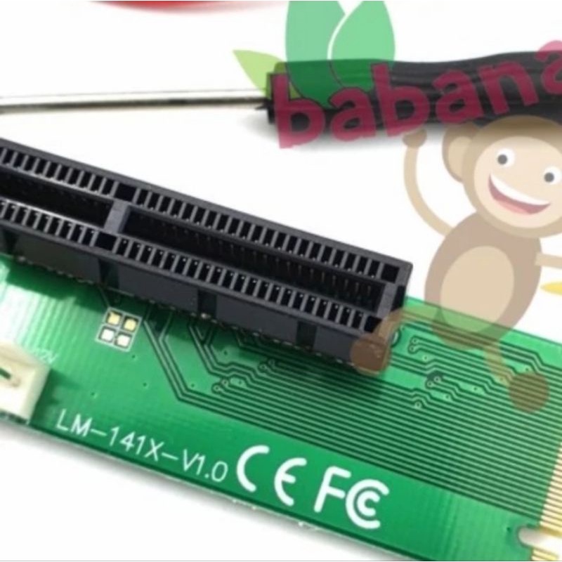 m2 2260 2280 adapter to pcie x4 mining riser converter molex power