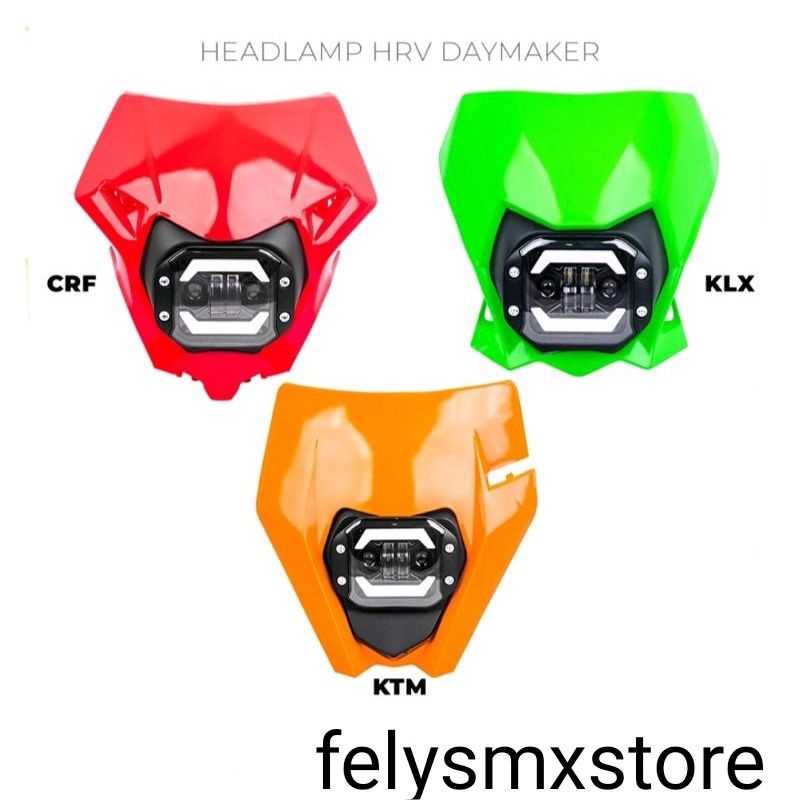 Lampu depan daymeker CRF 150l dan KTM 85 dan klx bf klx 230 headlamp depan daymeker ktm 250 klx 230 