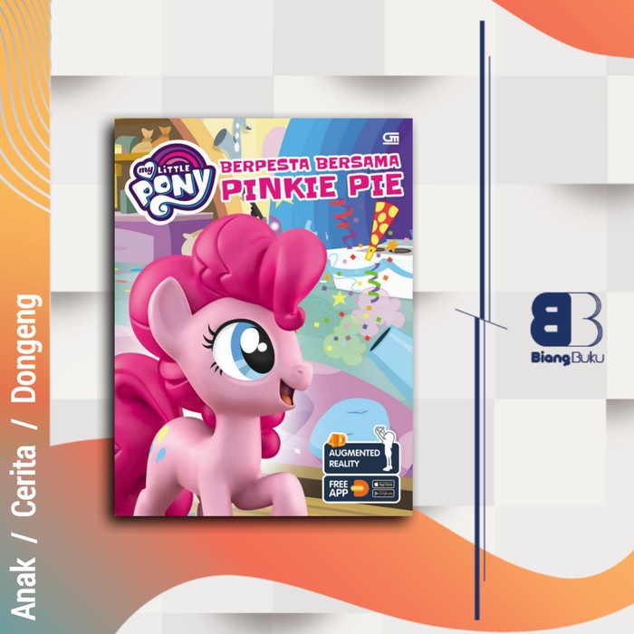 ⭐BISA COD⭐ Buku My Little Pony: Berpesta Bersama Pinkie Pie 4D Ori Grmedia