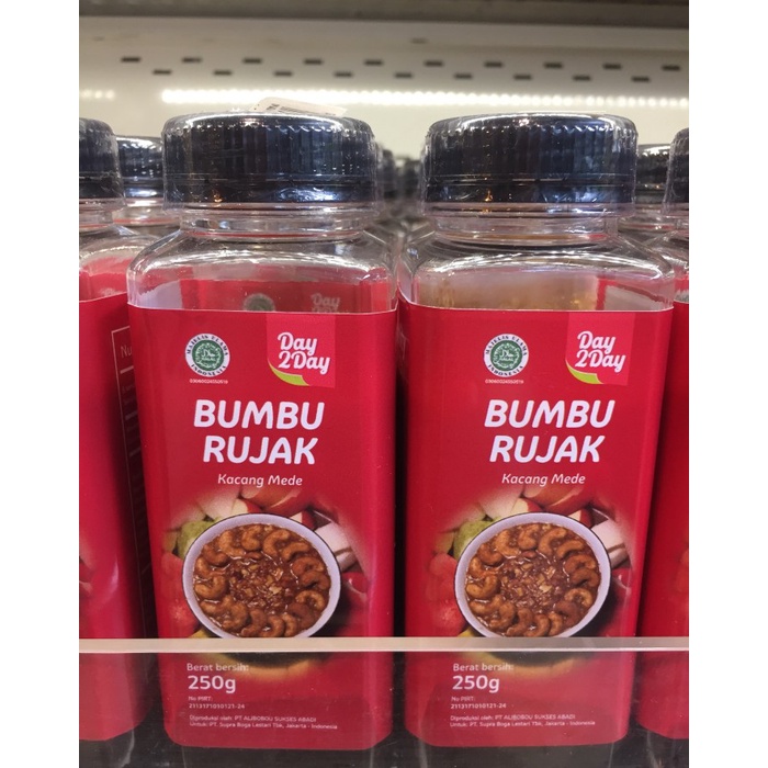 

Day 2 day bumbu rujak kacang mede 250gr