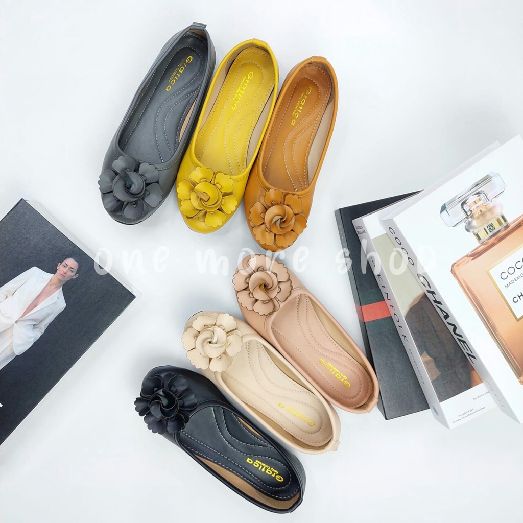 promo big sale 11-11 sepatu  flatshoes wanita BUNGA ROSE ap081