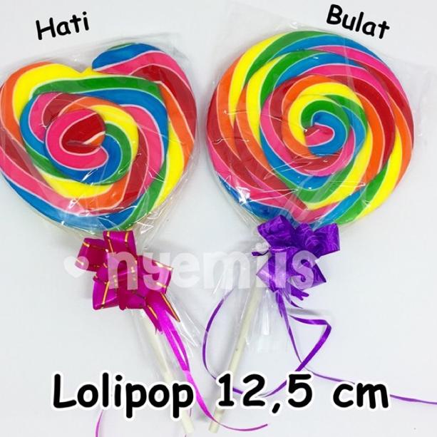 

(Kode)[J24O]-❤) Lollypop Candy / Permen Lolipop / Lolypop / Lollipop / Lolly / Loli / Lolli 12,5 cm super keren