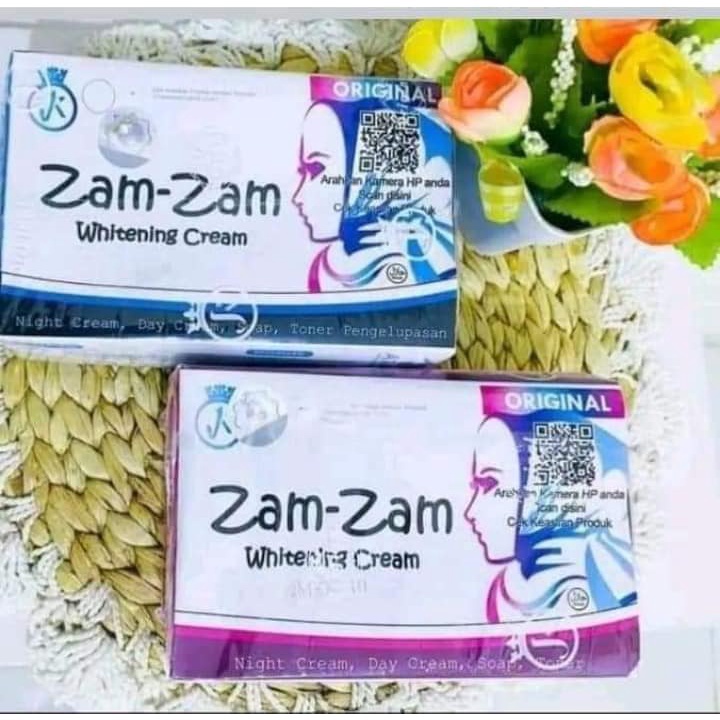 cream Zamzam KEMASAN TERBARU BARCODE/skincare zamzamJK original