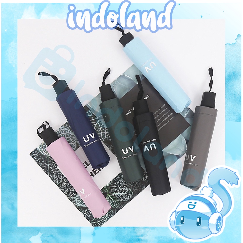 ☀INDOLAND☀  Payung Lipat Anti UV / Payung Buka Tutup Anti UV R854