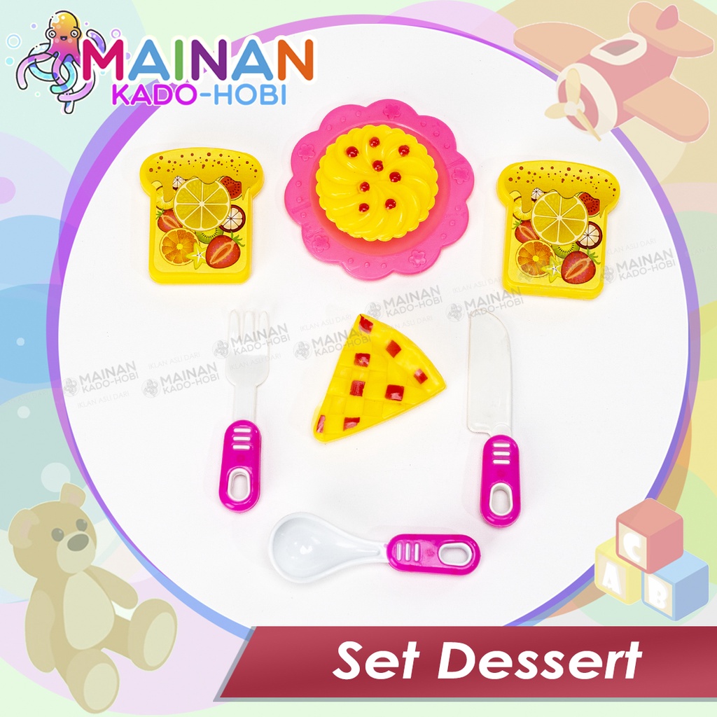 MAINAN ANAK PEREMPUAN EDUKASI MINIATUR MAKANAN MANIS DESSERT