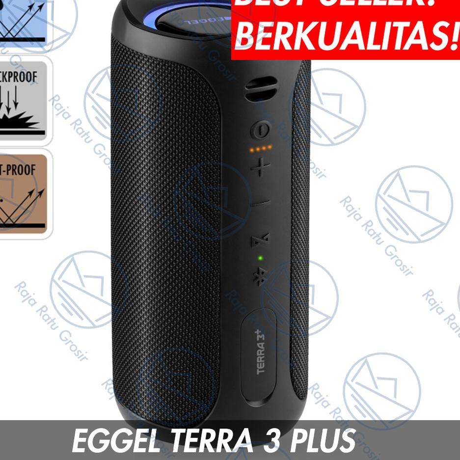 Terbaik SPEAKER EGGEL TERRA 3 PLUS / MINI PORTABLE WIRELESS BLUETOOTH WATERPROOF OUTDOOR ANTI AIR OR