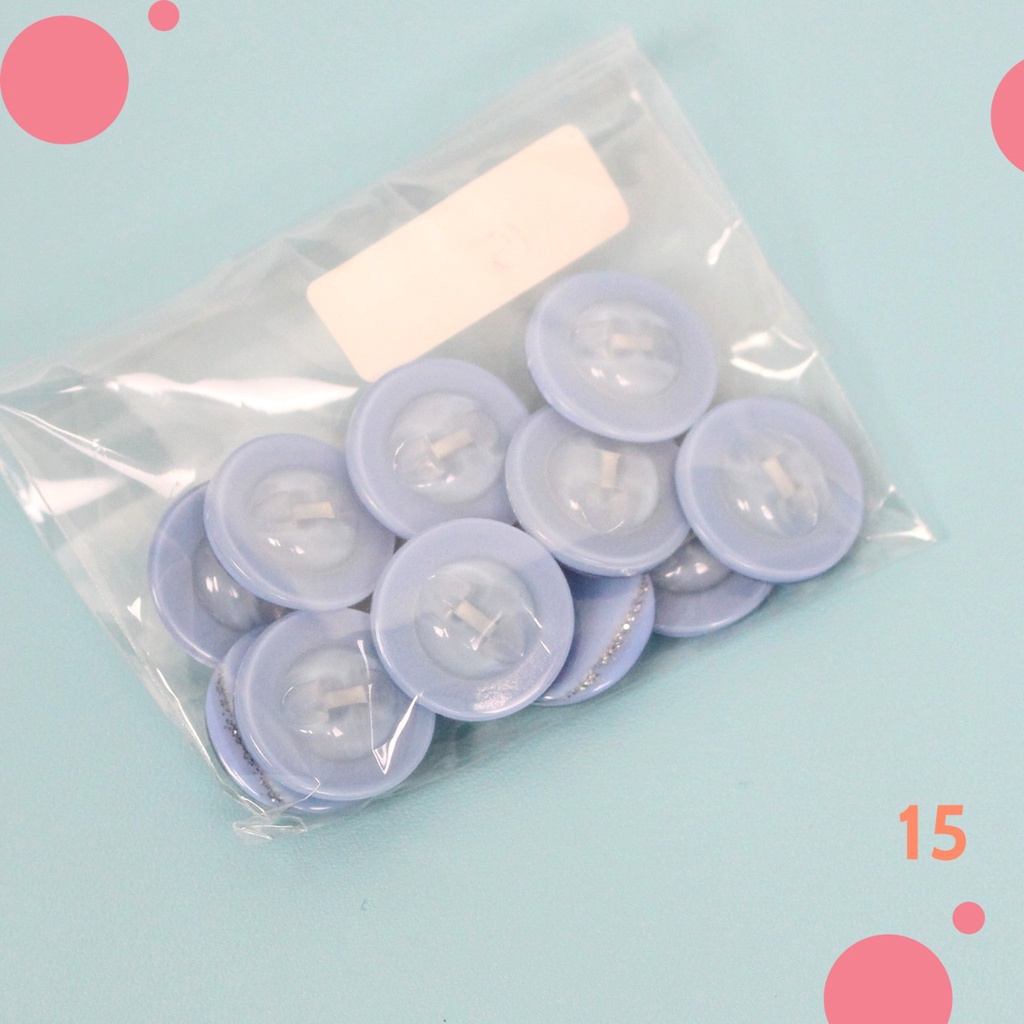 Kancing Hias/Kancing Mentos Baju 18mm 7115
