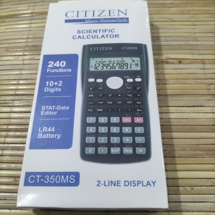 

SPECIAL KALKULATOR SCIENTIFIC CITIZEN CT 570,CT350,CT108,PERISAI PE207