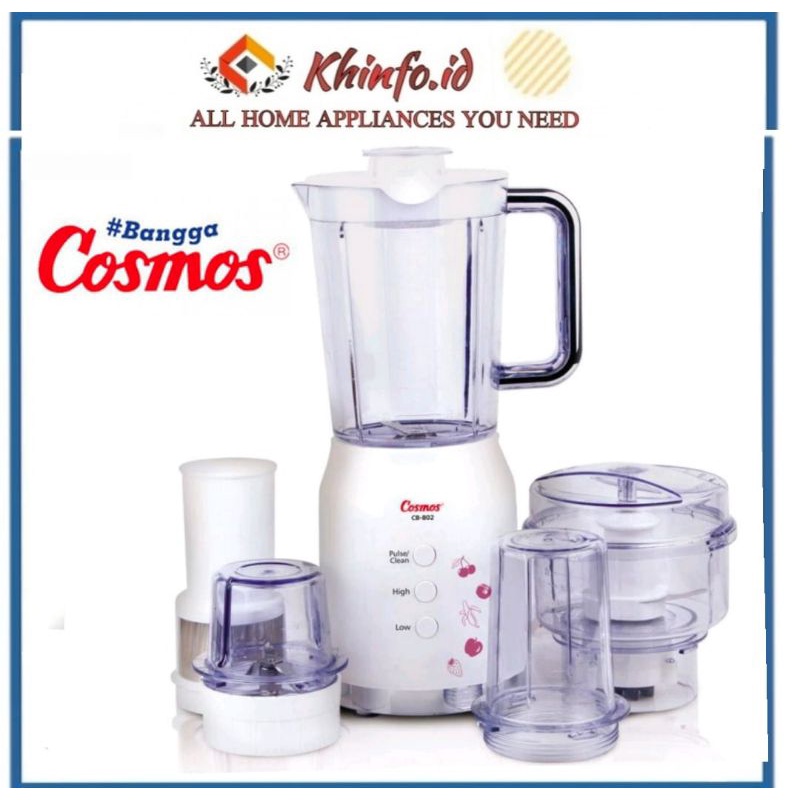 BLENDER COSMOS BLENZ CB802 4IN1 DAN CB802 5IN1 NEW SERIES Blender COSMOS BL-802(4 in 1)