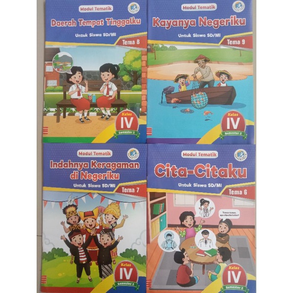 LKS SD MI tematik 6789 kelas 4 semester 2 CV Arya Duta