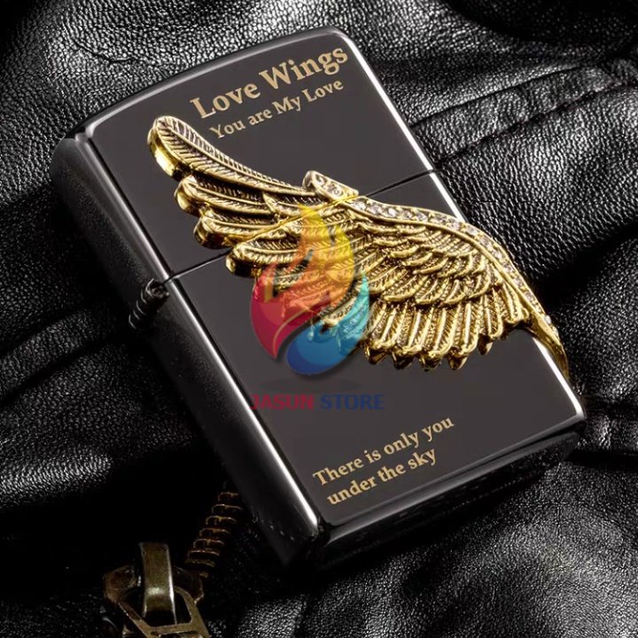 BISA COD! korek api Zippo Love Wings You Are My Love There Is Only You Under The Sky