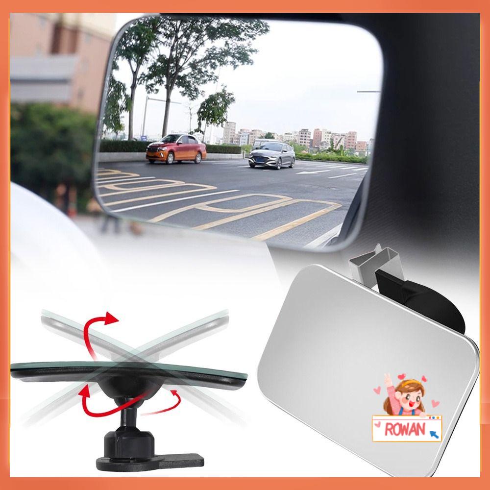 R-flower Interior Rear View Mirror Universal Kaca Mata Belakang Berkendara Aman Blind Spot Mirror