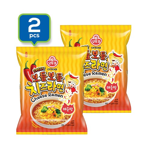 

Ottogi Spicy Cheese Ramen - 222gr (111gr x 2 pcs)*