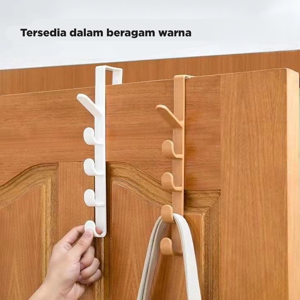 GANTUNGAN BAJU BELAKANG PLASTIK / HANGER PINTU BAHAN PLATIK ABS KAPSTOK GANTUNGAN BAJU BELAKANG