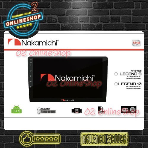 Nakamichi Na3102I Android 9 Inch Ram 4Gb Rom 64Gb Nakamichi Legend