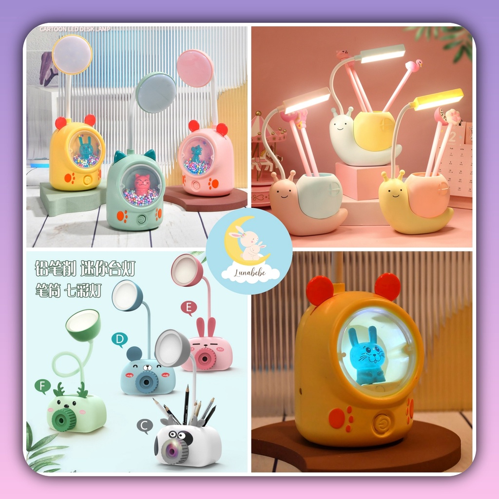 Jual Lampu Meja Anak Lampu Belajar Anak Desk Lamp LED USB Rechargeable