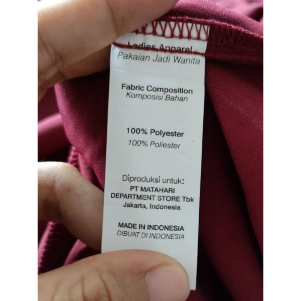 Gamis Polos St yves Mom Busui Bahan Katun Linen