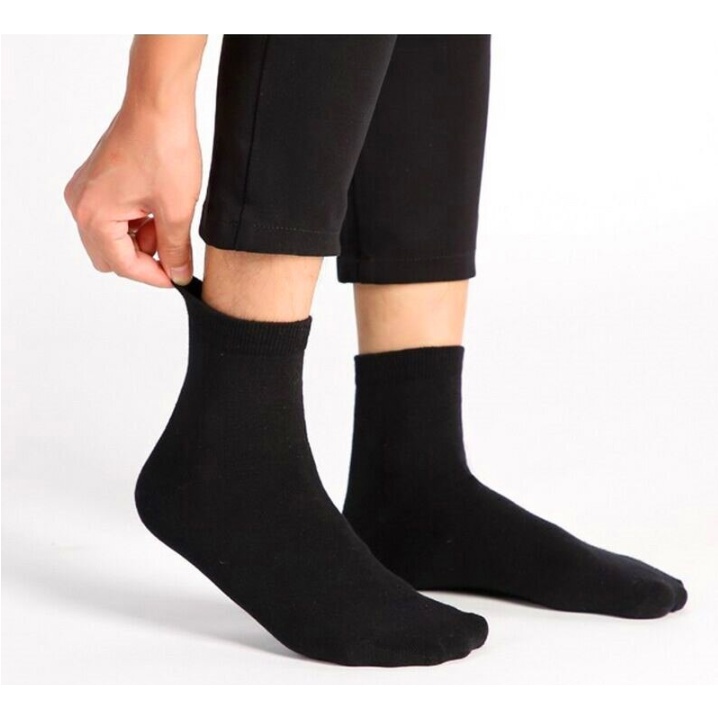 PROMO ISI 2 Kaos Kaki Pria Panjang Polos Long Socks Pria Wanita Remaja Dewasa Kantor Olahraga Casual Sekolah Kaus Kaki Anti Bakteri Anti Bau
